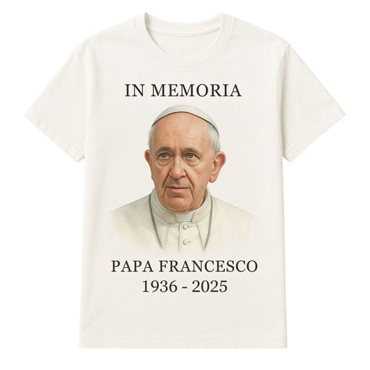 Maglia Commemorativa "In Memoria" Papa Francesco