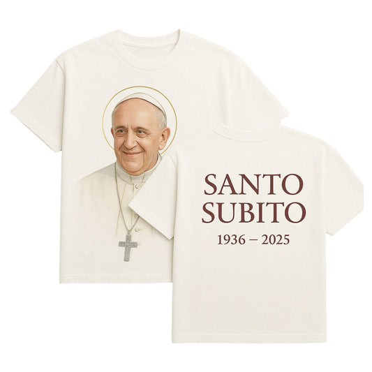 Maglia Commemorativa "Santo Subito" Papa Francesco