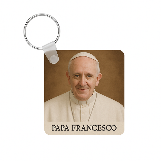 Portachiavi commemorativo Papa Francesco
